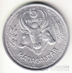 Мадагаскар 5 франков 1953