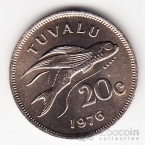 Тувалу 20 центов 1976