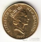 Новая Зеландия 1 доллар 1990