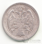 Сербия 20 пара 1884 Н