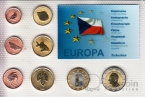 Чехия набор пробных евро 2008