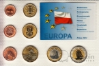 Польша набор пробных евро 2011