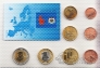 Люксембург набор пробных евро 2001
