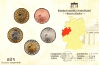 Германия набор 5 жетонов - Северная Вестфалия (блистер)