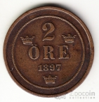 Швеция 2 оре 1897 [2]