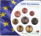 Португалия набор 8 монет евро 2002 (запайка)