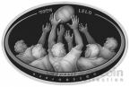Грузия 5 лари 2019 Кубок Мира по регби (серебро)