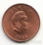 Замбия 1 нгвее 1968