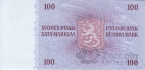 Финляндия 100 марок 1963 (подписи тип 2)