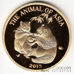 КНДР 50 вон 2013 Фауна - Панды