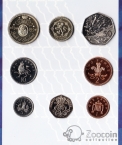 Великобритания набор 8 монет 1994 (блистер)
