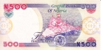 Нигерия 500 найра 2002