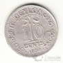 Цейлон 10 центов 1894