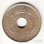 Брит. Западная Африка 1/2 пенни 1911