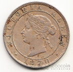 Ямайка 1 пенни 1870