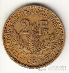 Того - Французское Того 2 франка 1925
