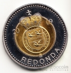 Редонда 10 долларов 2010 Х. Колумб