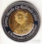 Редонда 10 долларов 2010 Х. Колумб