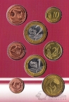 Черногория набор пробных евро 2005 (блистер)
