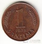 Латвия 1 сантим 1938