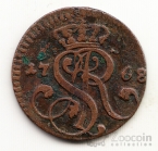 Польша 1 грош 1768