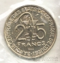 Западноафриканские штаты 25 франков 1980 ESSAI (Пробная)