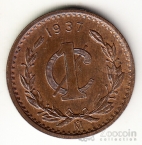 Мексика 1 сентаво 1937