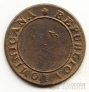 Доминиканская Респ. 1/4 реала 1848