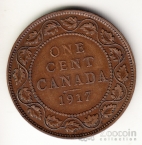 Канада 1 цент 1917