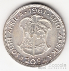 ЮАР 20 центов 1961
