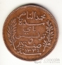 Тунис 5 сентим 1916