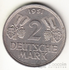 ФРГ 2 марки 1951 D