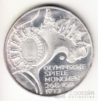 ФРГ 10 марок 1972 Олимпийские Игры - Стадион G