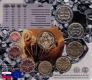 Словакия набор 8 монет евро 2020 с жетоном Словенская нумизматика (блистер)