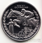 Остров Мэн 1 крона 1996 Олимпийские игры в Атланте - конный спорт