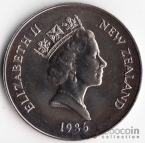Новая Зеландия 1 доллар 1986 Королевский визит