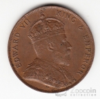 Джерси 1/12 шиллинга 1909