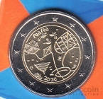 Мальта 2 евро 2020 В знак солидарности от детей - игры (блистер)