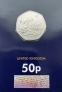 Великобритания 50 пенсов 2020 Пятачок (карта)