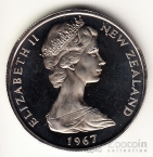 Новая Зеландия 50 центов 1967 Корабль (BU)