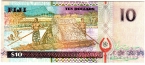 Фиджи 10 долларов 2002