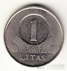 Литва 1 лит 2002