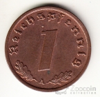 Германия 1 пфенниг 1939 A