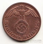 Германия 1 пфенниг 1939 A