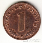 Германия 1 пфенниг 1939 F