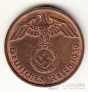 Германия 2 пфеннига 1939 F