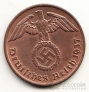 Германия 2 пфеннига 1937 F