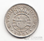 Сан-Томе и Принсипи 1 эскудо 1951