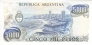 Аргентина 5000 песо 1977-1983