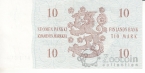 Финляндия 10 марок 1963 (подписи тип 4)